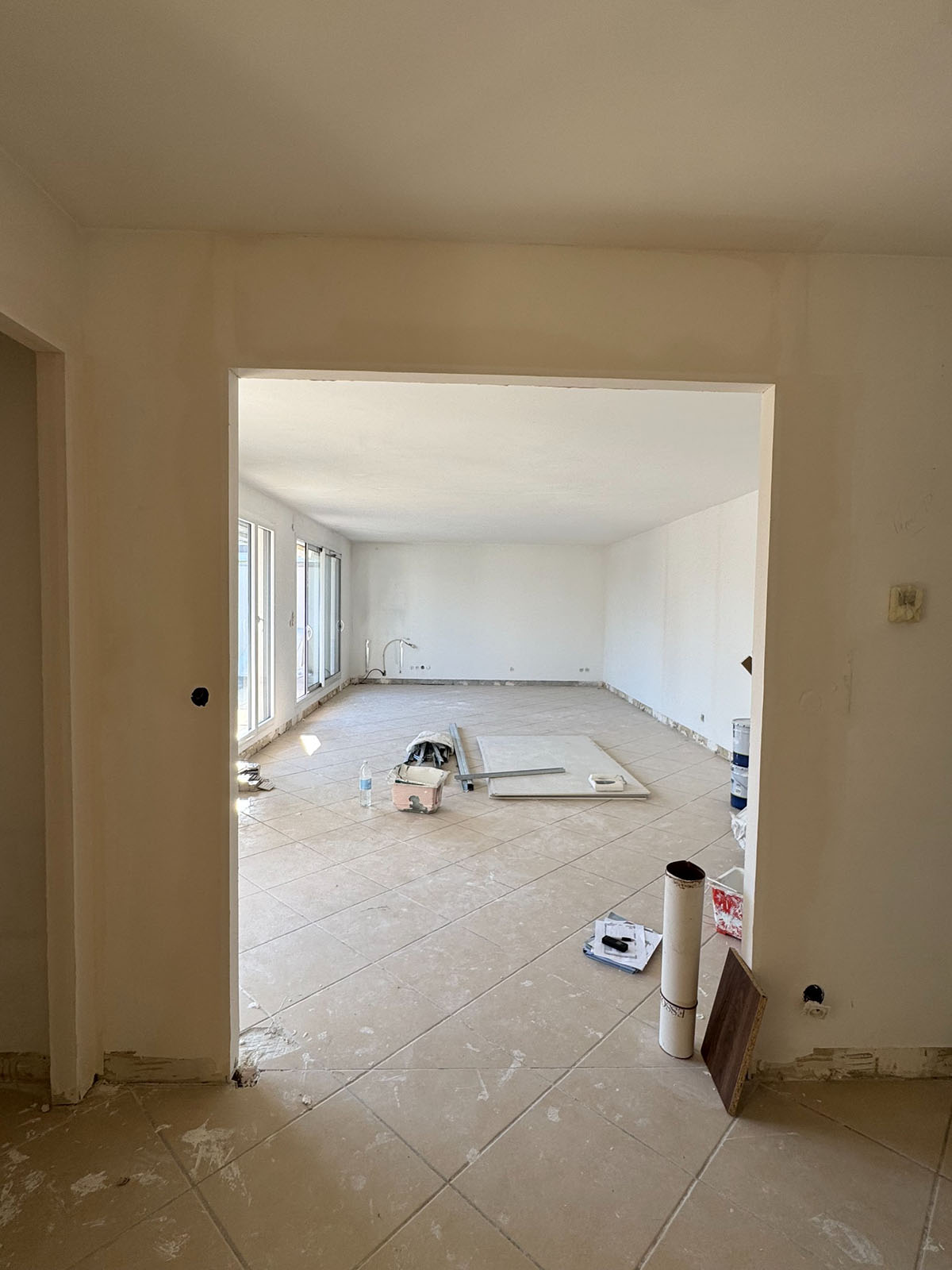 Projet Décoration Les Roses par Emilie Lombardo - Photo pendant le chantier - 3